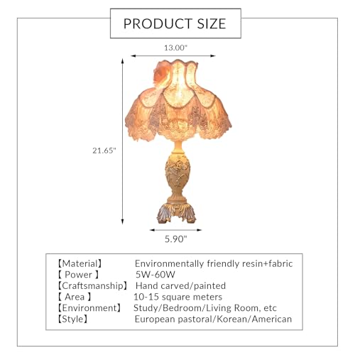 Pink Fabric Shade Table Lamp L5015