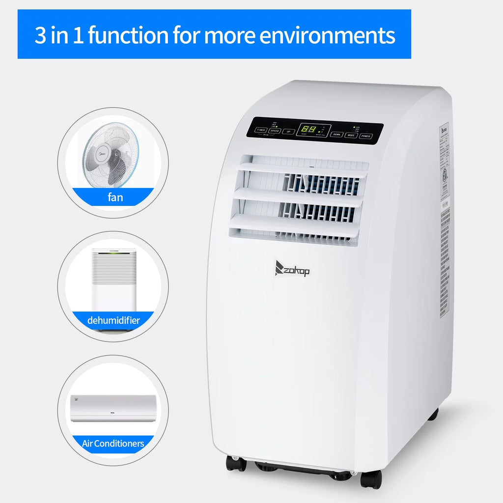 White Portable Air Conditioner B92314