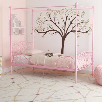 Pink Canopy Bed W927