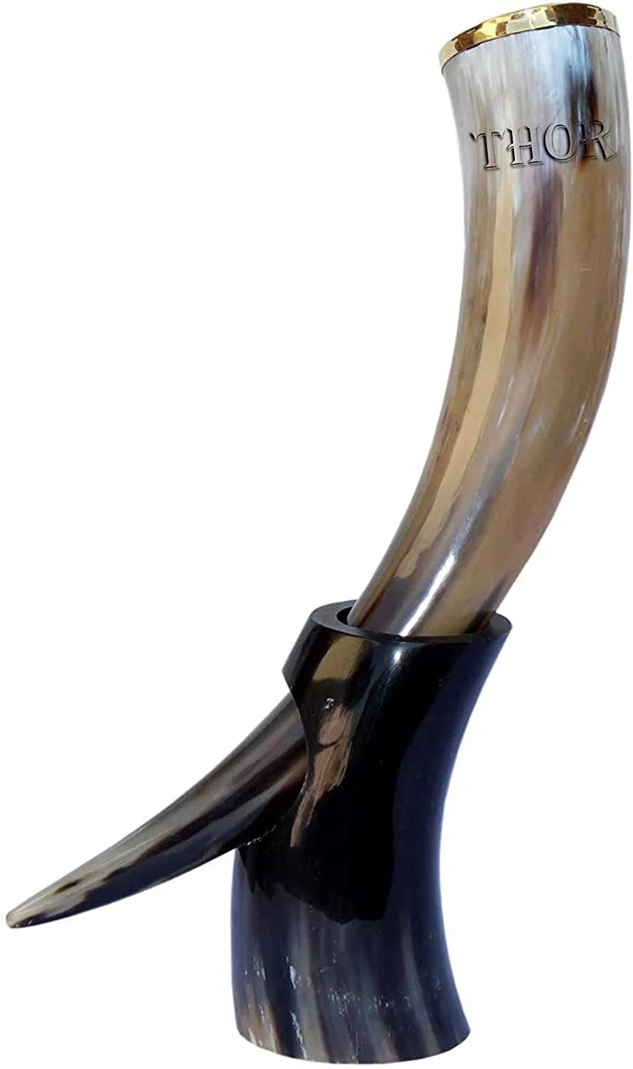 Handmade Natural Drinking Horn Mug D291