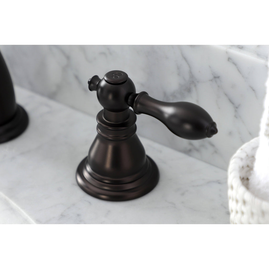 Brushed Nickel Widespread Bathroom Faucet with Pop-Up M72349