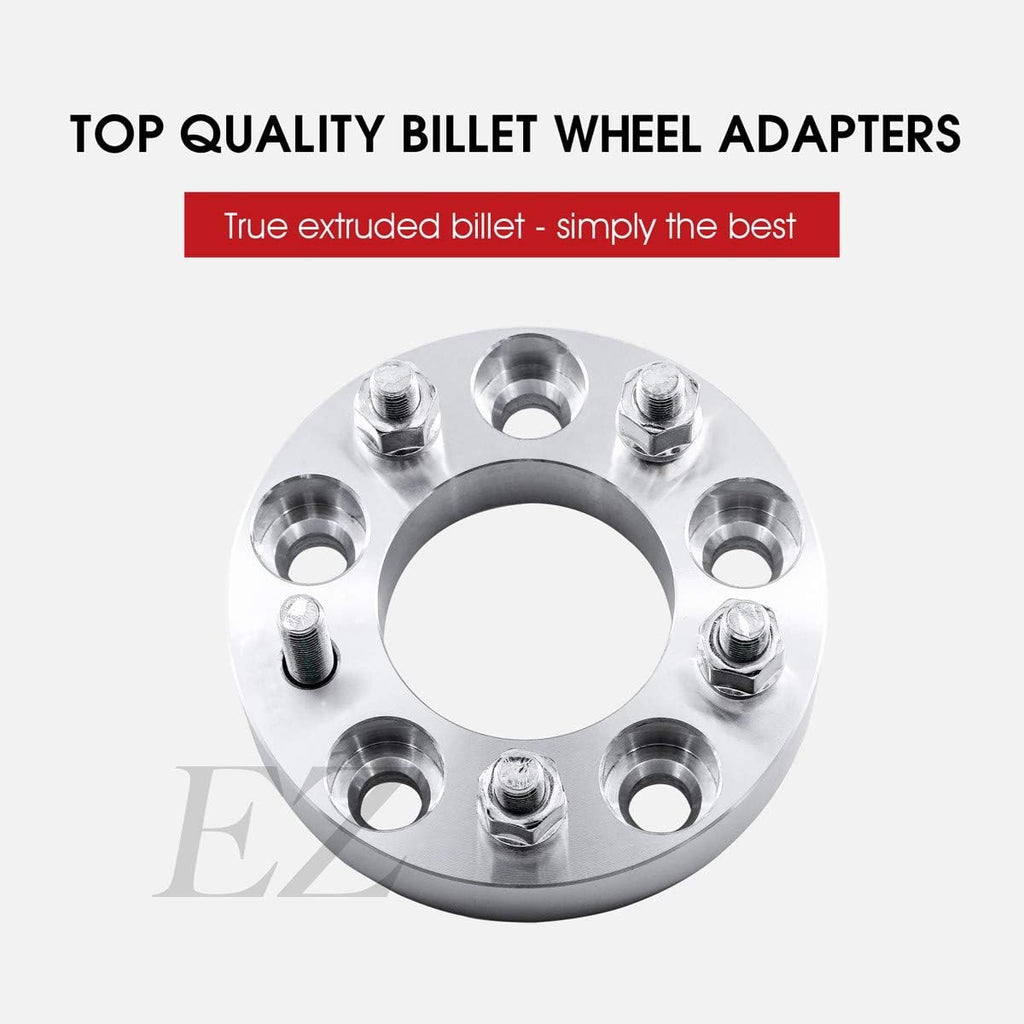 4 Billet Wheel Adapters 5 Lug 5" to 5 Lug 5.5" Thickness 1.25 Inch V1735