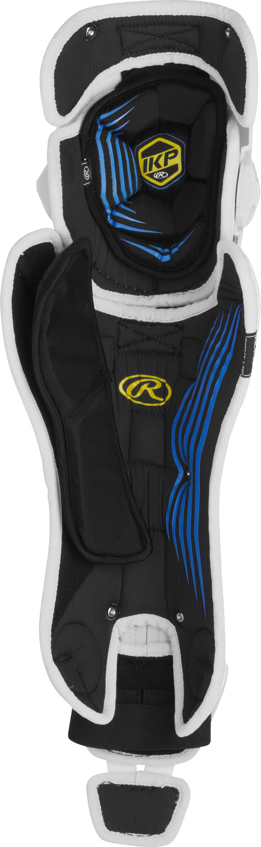 White Baseball Catcher Leg Guards N29354