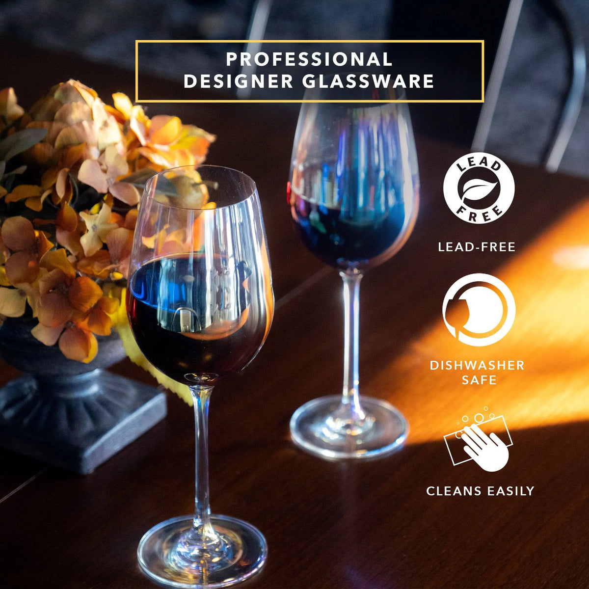 Stemmed Wine Glasses X8653