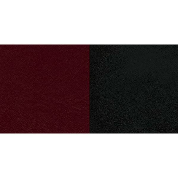 Black School House Back Metal Bar Stool with Burgundy Vinyl Seat F728