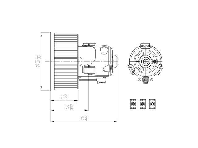 HVAC Blower Motor L2680