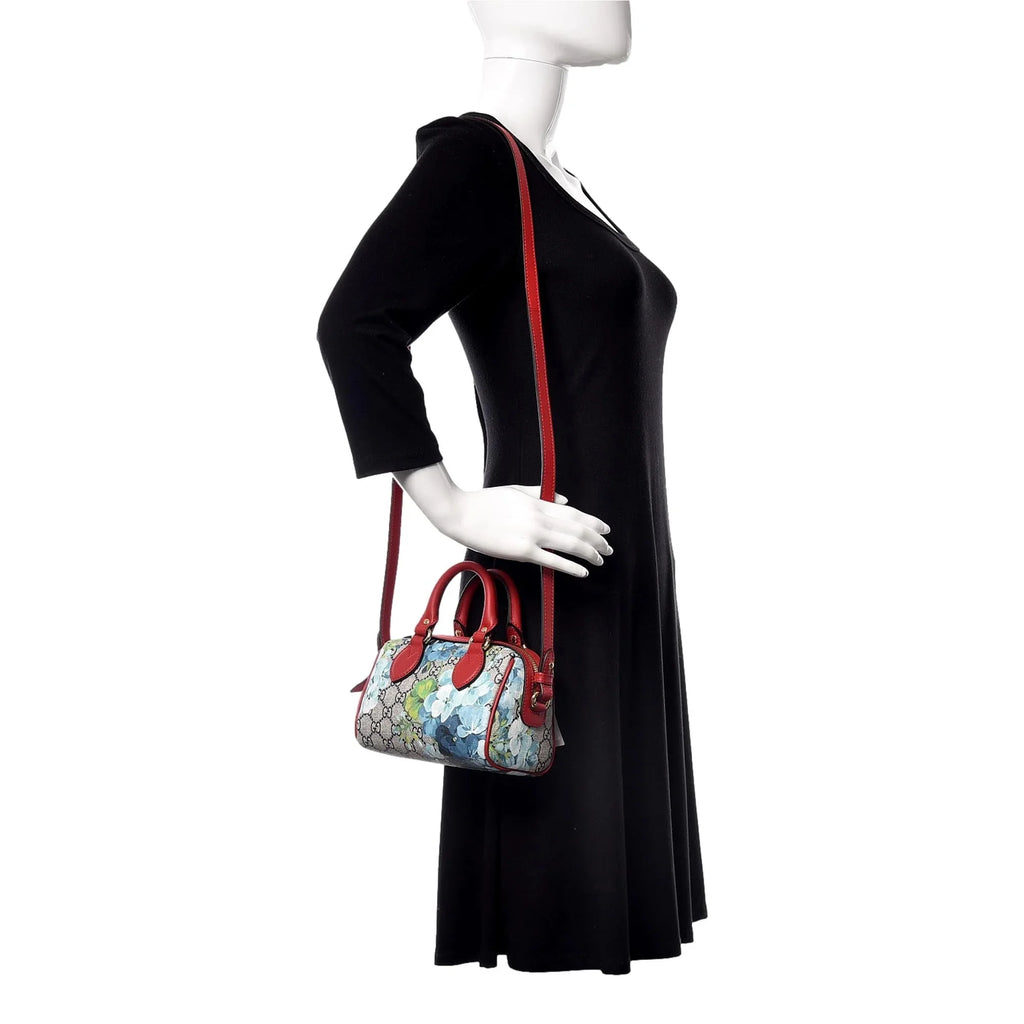 Floral Printed Canvas Mini Crossbody Bag W434691