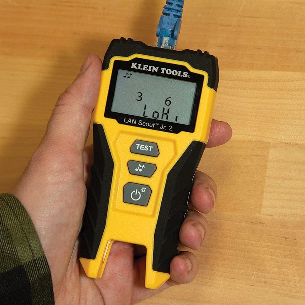 Cable Tester for CAT 5e, CAT 6/6A Cables with RJ45 Connections Pack of 2 K78239
