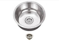 16.25-in L x 16.25-in W Brushed Satin Stainless Steel Undermount Bar Sink P148