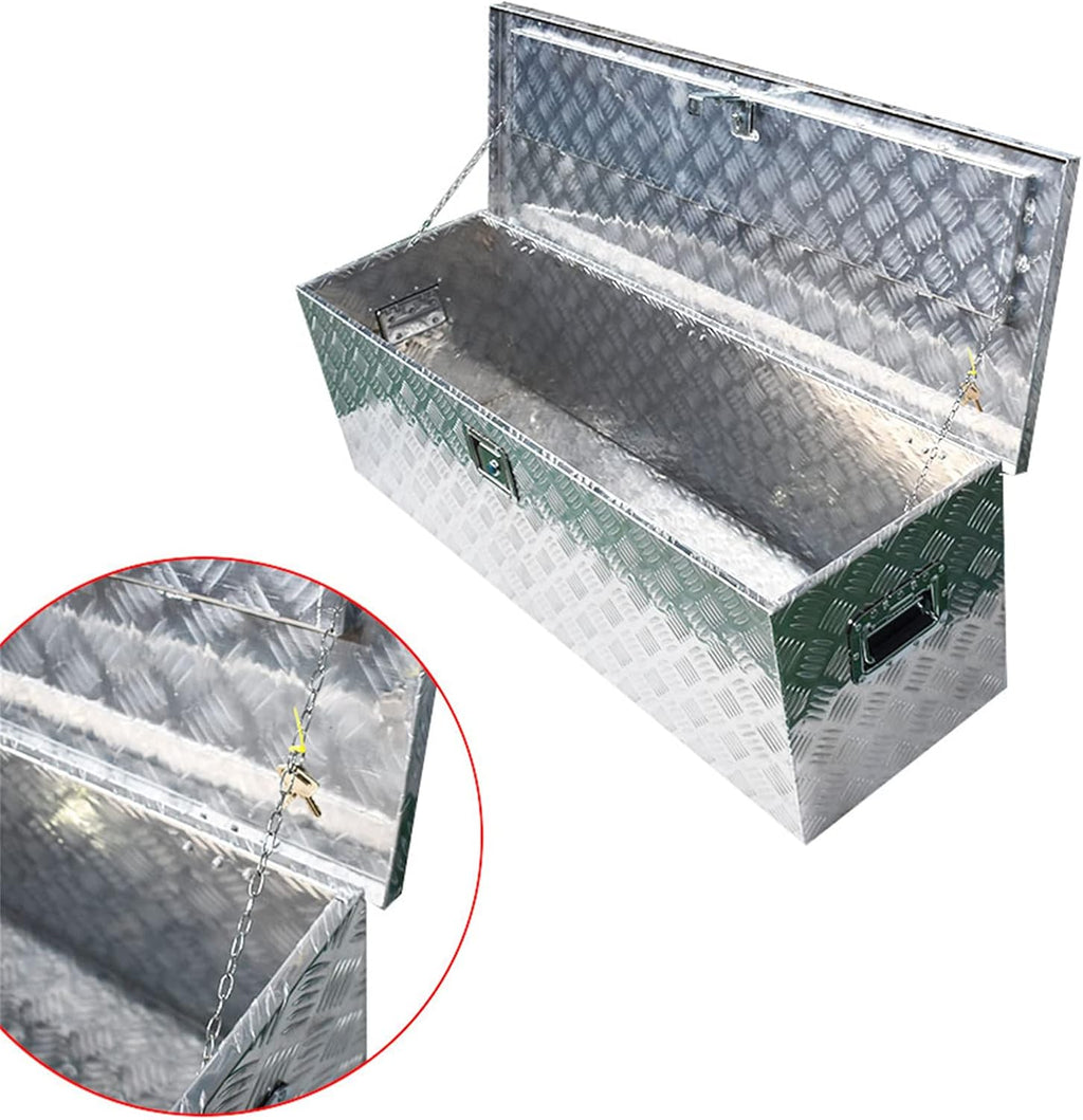 Aluminum Trailer Tongue Tool Box with Lock & Keys F463312