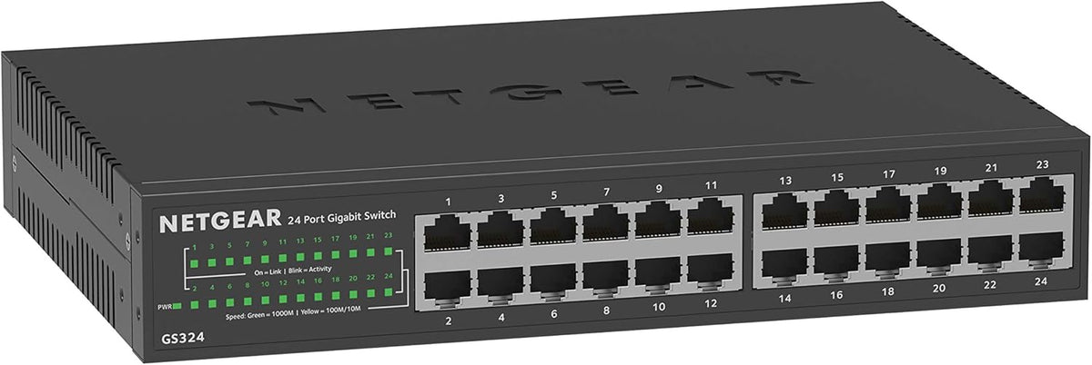 24-Port Gigabit Ethernet Unmanaged Switch F233