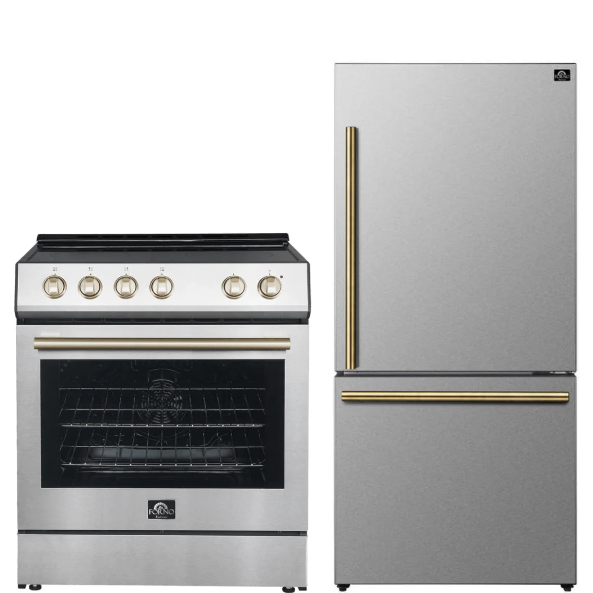 30 Electric Range and Refrigerator in Stainless Steel G978913