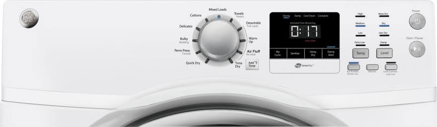 White Electric Dryer F5369