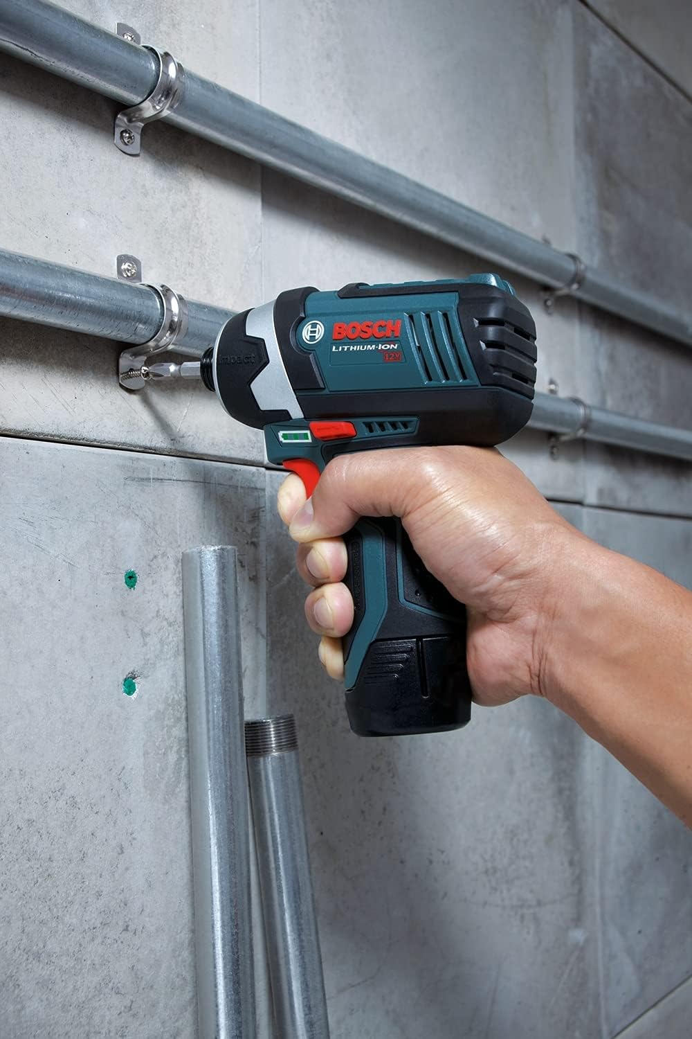 12V Max 1/4-Inch Hex Impact Driver Kit with 2 Batteries, Charger and Case A9649