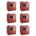 6V 260Ah Flooded Lead Acid Deep Cycle Battery x6 T4563