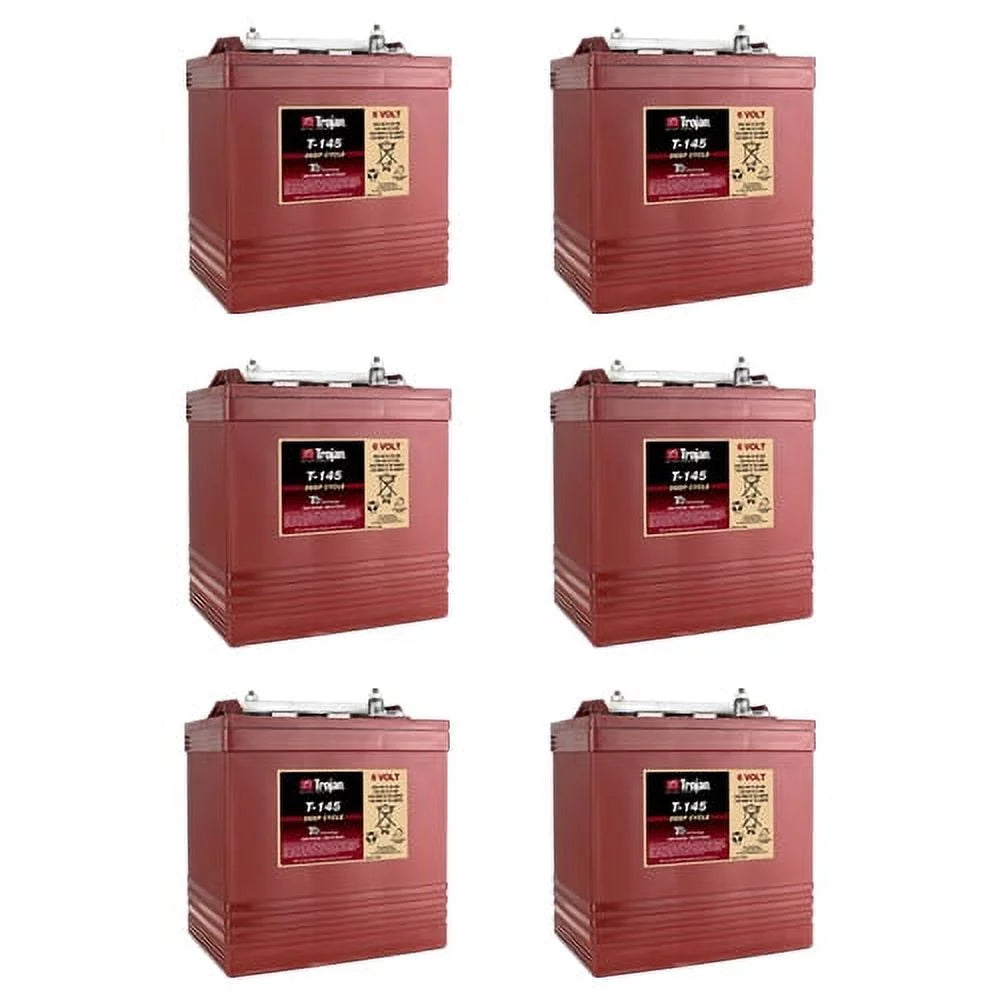 6V 260Ah Flooded Lead Acid Deep Cycle Battery x6 T4563