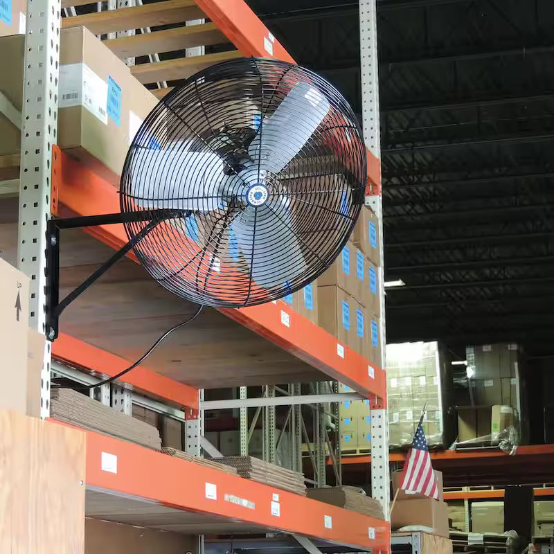 Black Wall Mounted Fan I279913