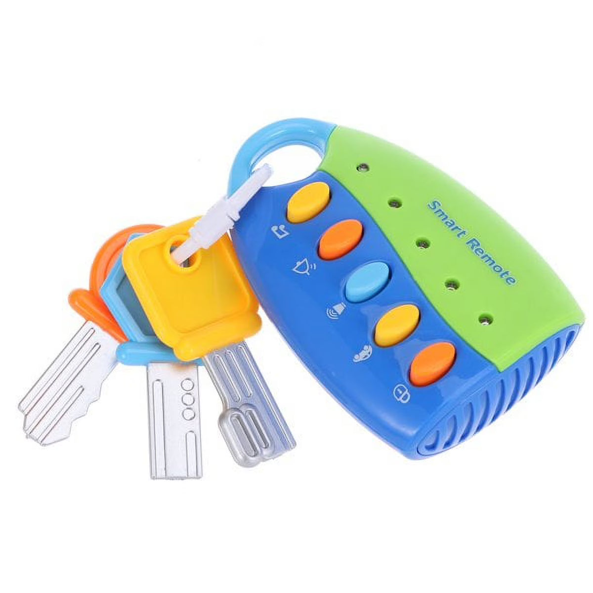 Blue Musical Smart Remote Key Toy with Sound and Lights O55662