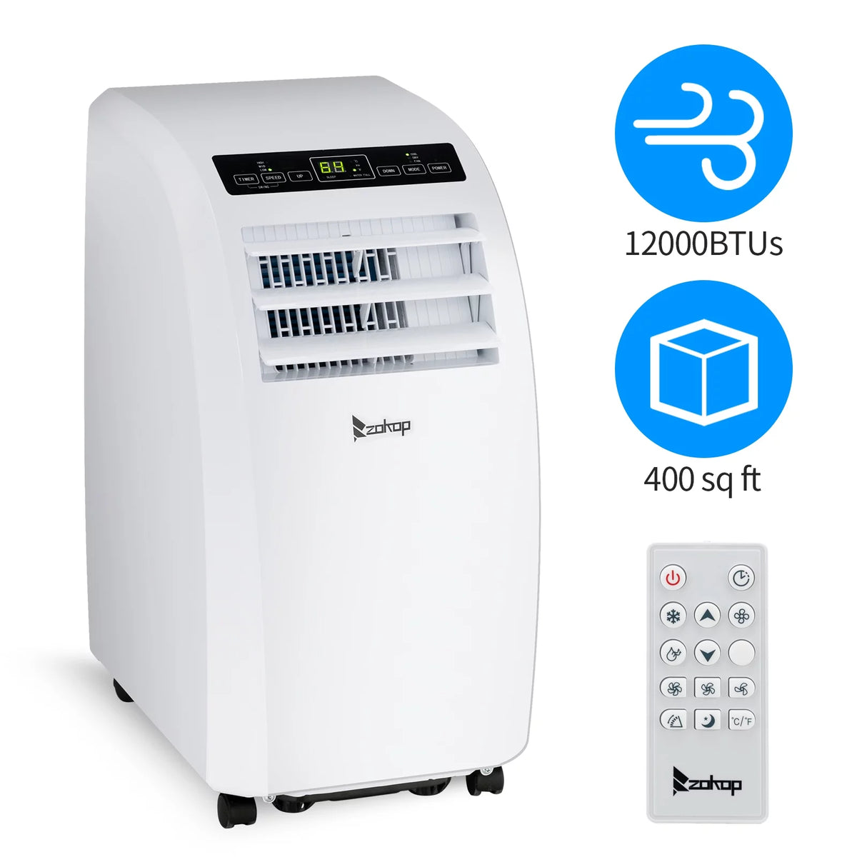 White Portable Air Conditioner B92314