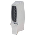 Metal Mechanical Pushbutton Auxiliary Lock with Thumbturn, 25mm Tubular Deadbolt G669715