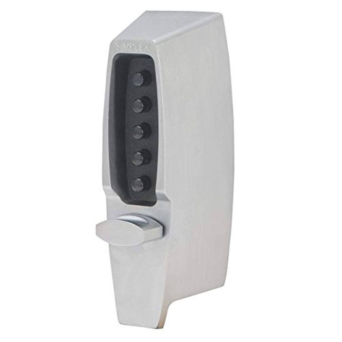 Metal Mechanical Pushbutton Auxiliary Lock with Thumbturn, 25mm Tubular Deadbolt G669715