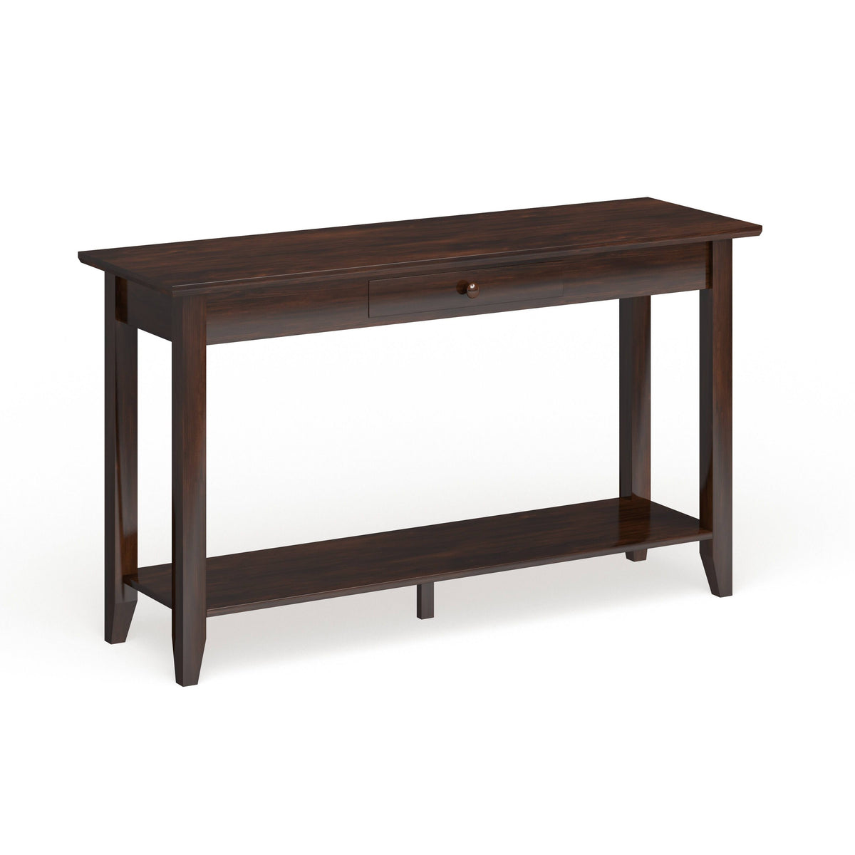Espresso Single-Drawer Console Table O6461