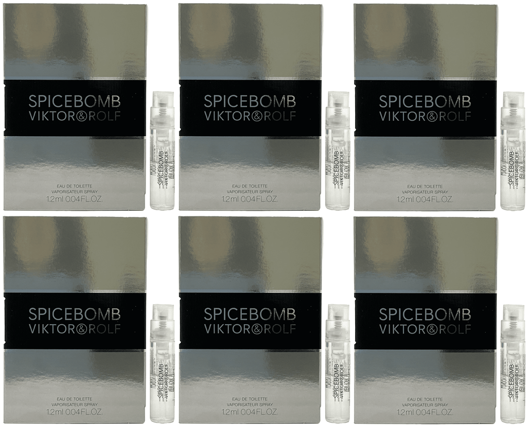 0.04 oz Eau de Toilette Vial Spray Pack of 6 F3798