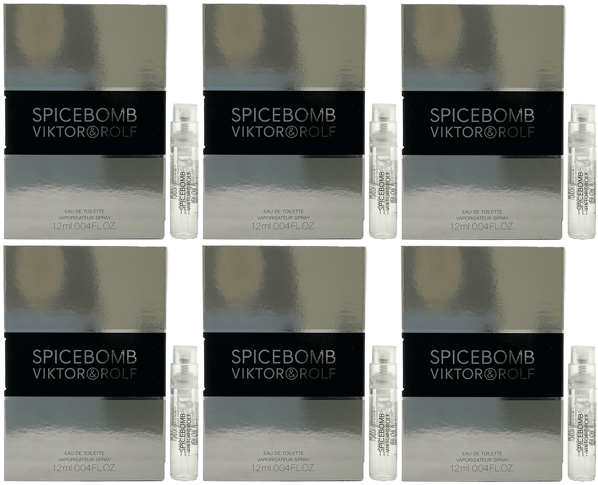 0.04 oz Eau de Toilette Vial Spray Pack of 6 F3798