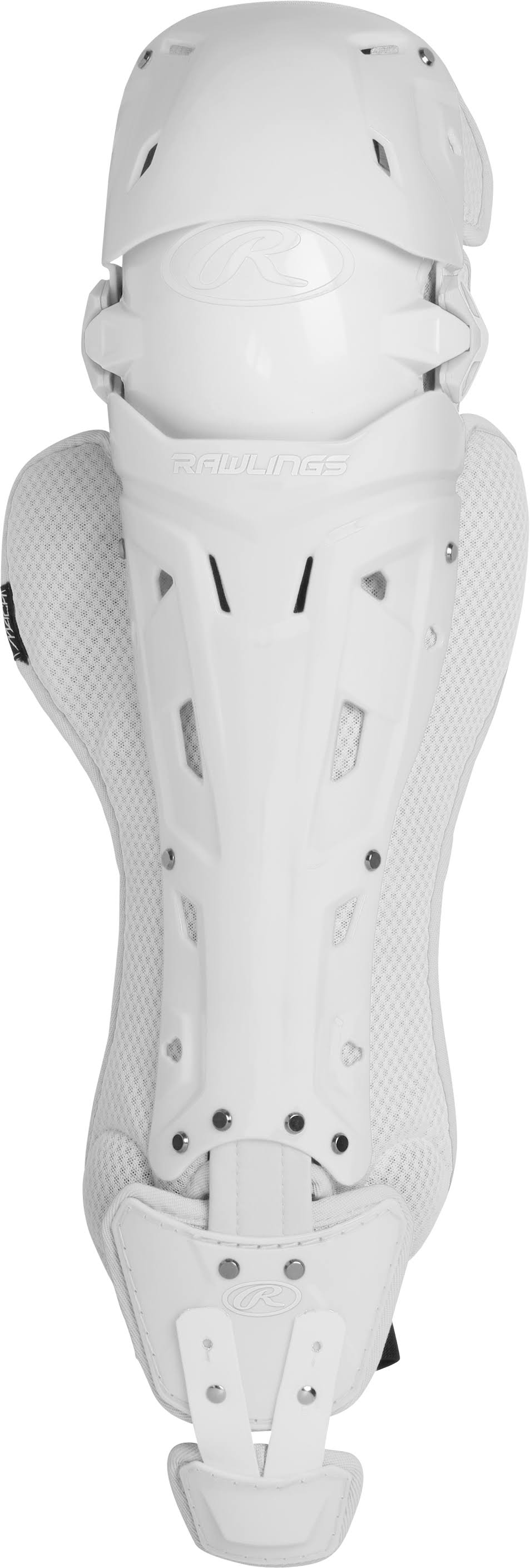 White Baseball Catcher Leg Guards N29354