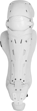 White Baseball Catcher Leg Guards N29354