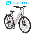 700c 7 Speed 250w Hybrid Electric Bike Aurora White X4388