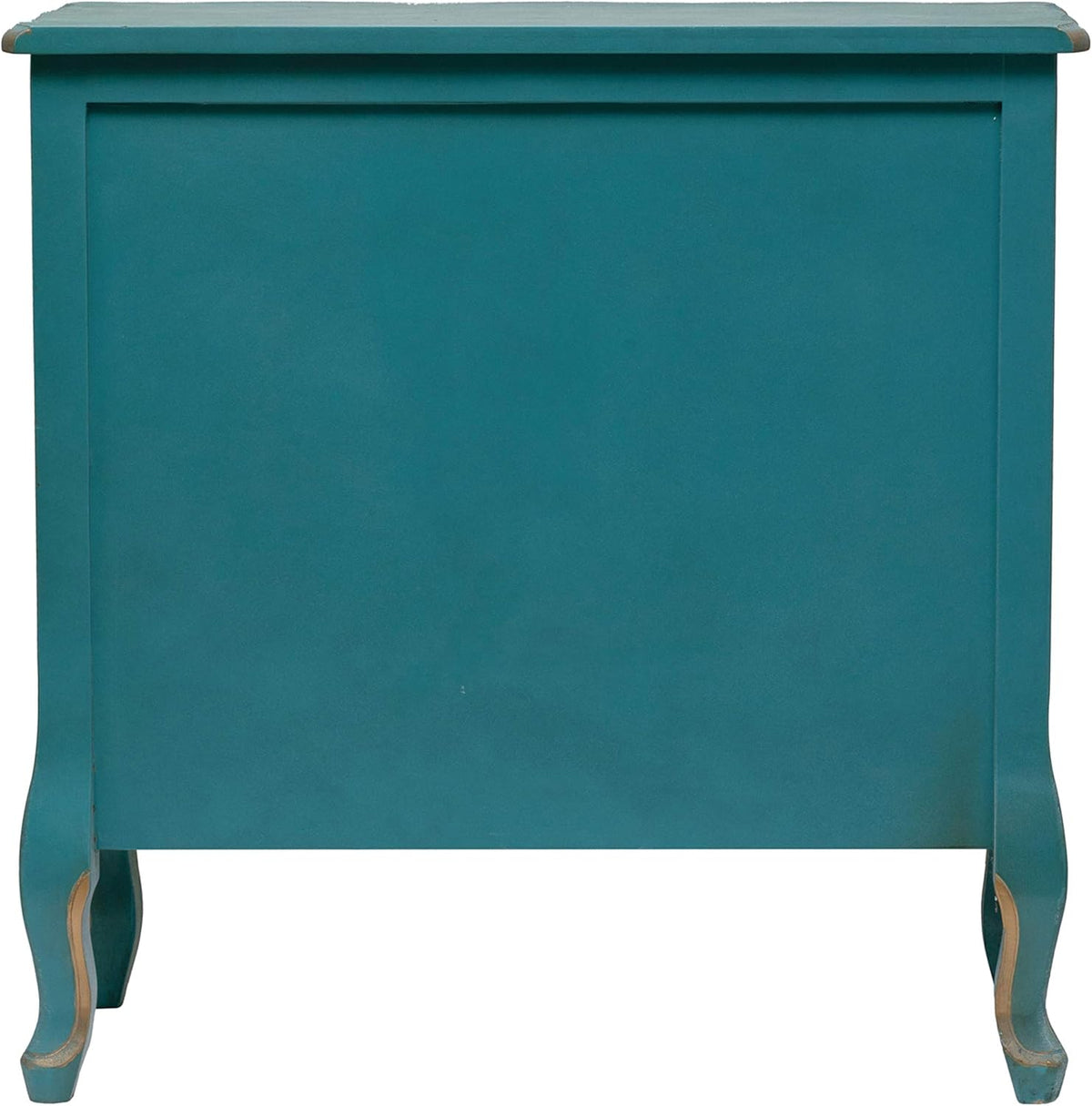 Distressed Blue 3 Drawer Wood Dresser U625