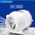4'' Silent Inline Duct Fan Ventilation Exhaust Ventilator V1110