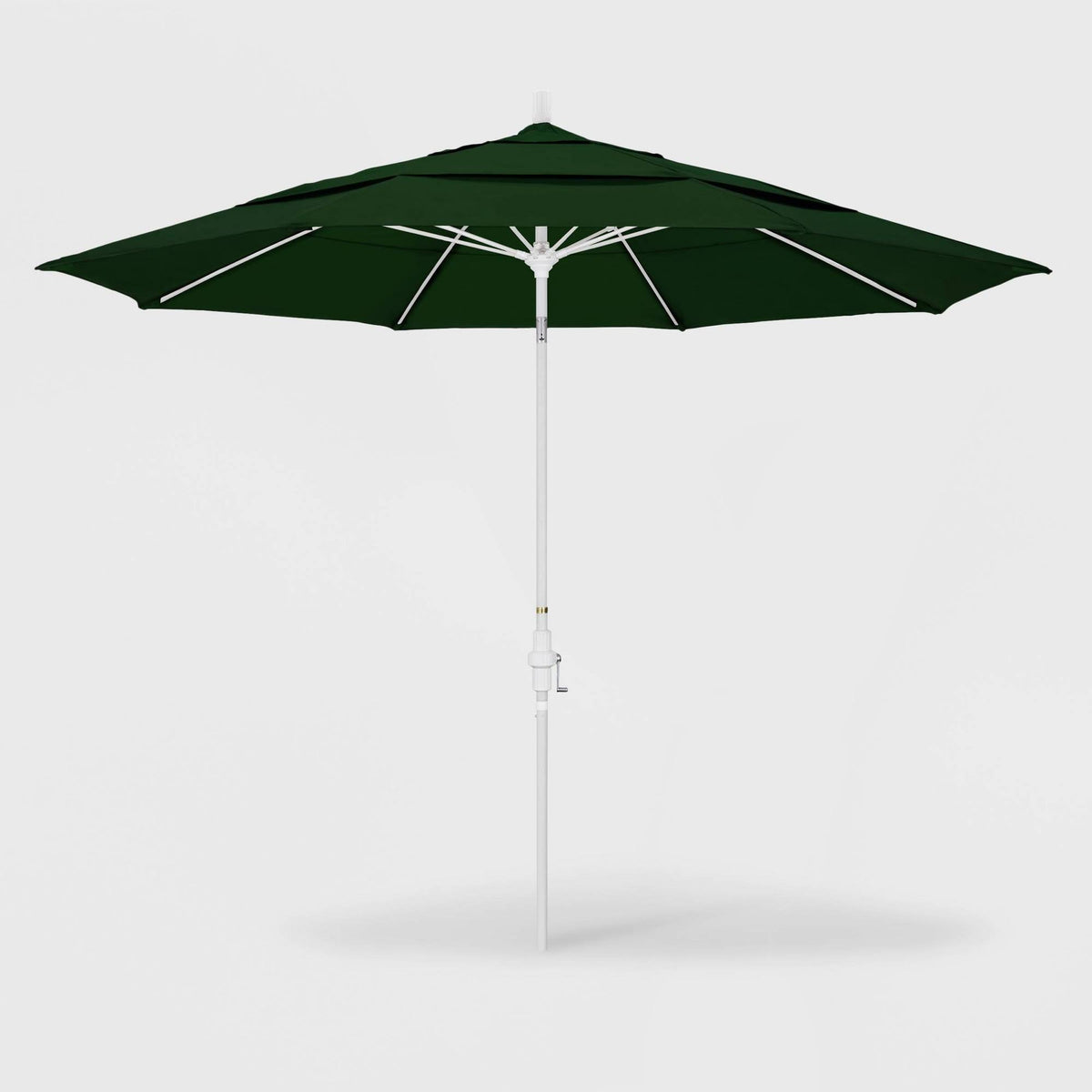 Patio Umbrella Collar Tilt Crank Lift Hunter Green C18318