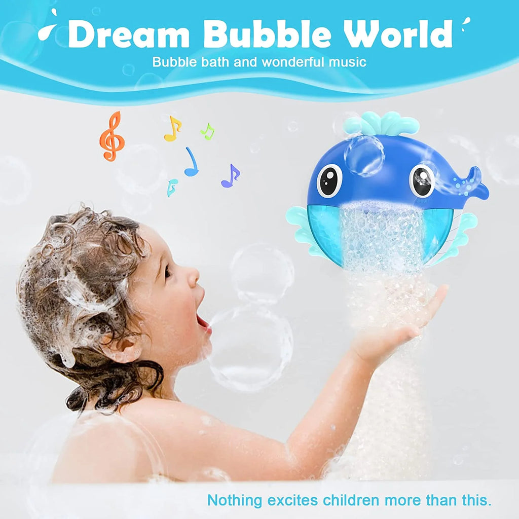 Blue Bubble Maker Bathtub Toy S1366