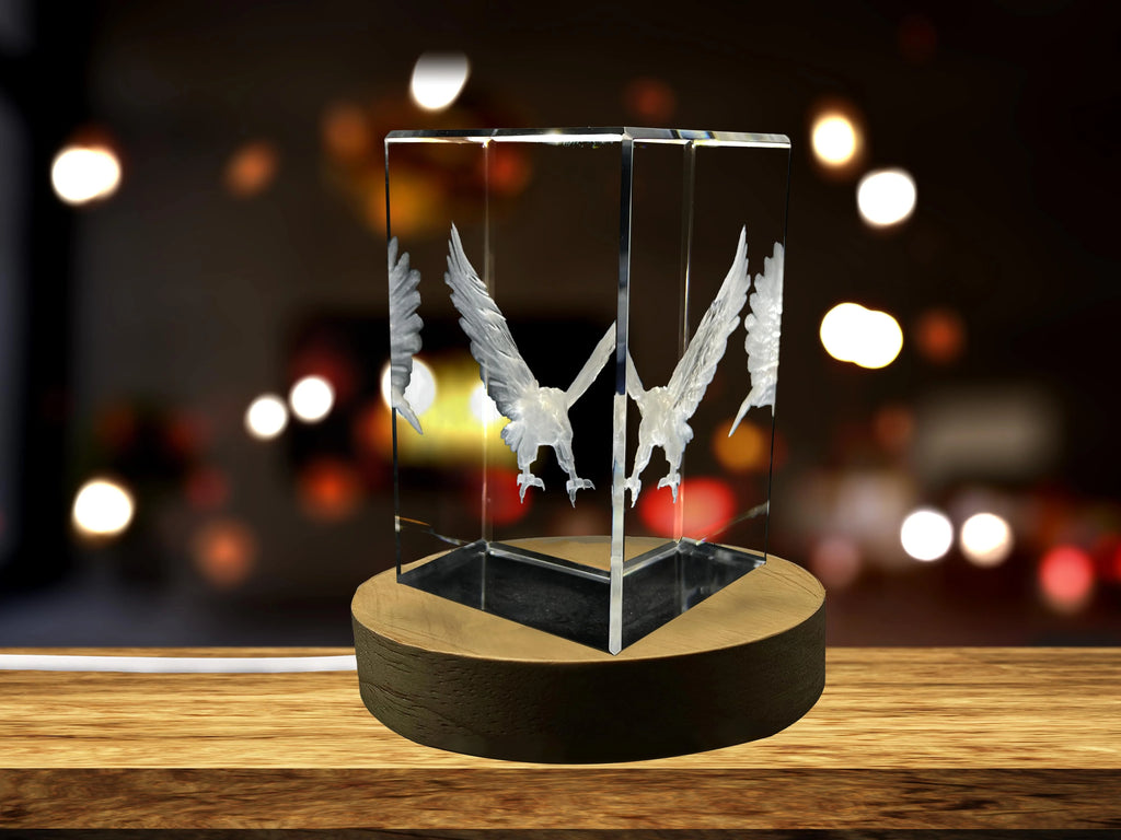 3D Engraved Crystal Collectible Keepsake T191453