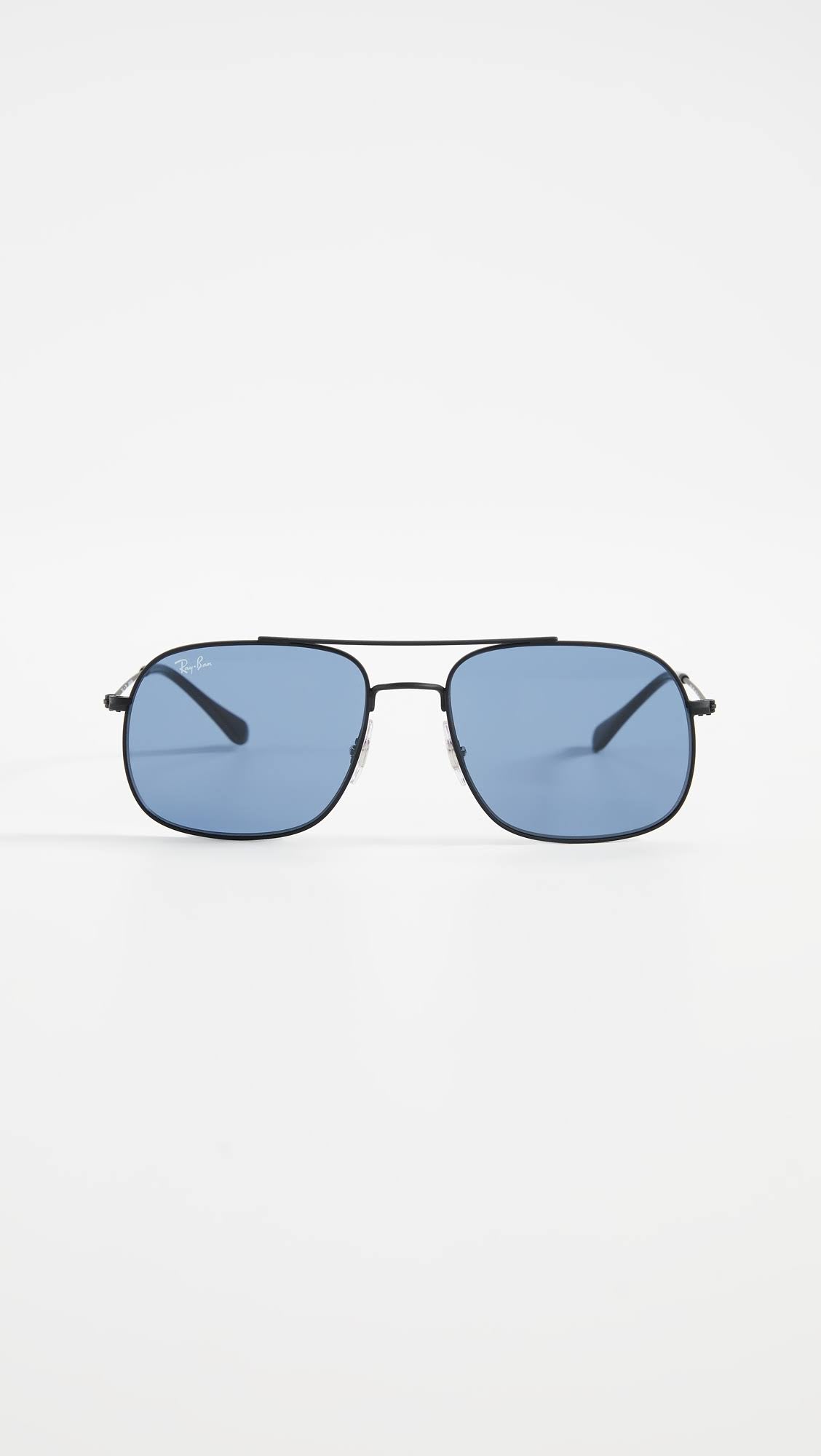 Rubber Black Dark Blue Sunglasses U84460