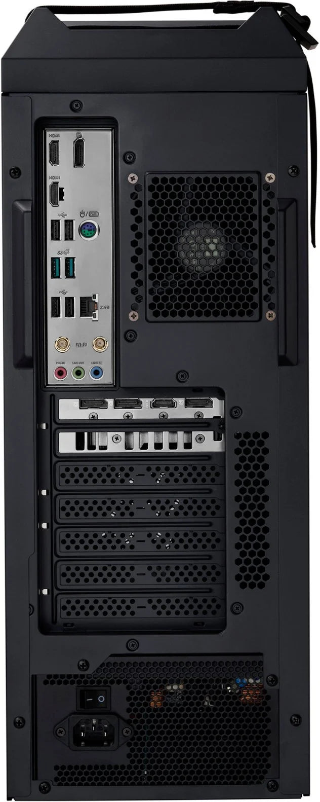 Gaming PC with Intel Core i7-13700KF, 16GB RAM, 4TB NVMe SSD + 2TB HDD, NVIDIA GeForce RTX 3080 10GB, Windows 11 Home H302