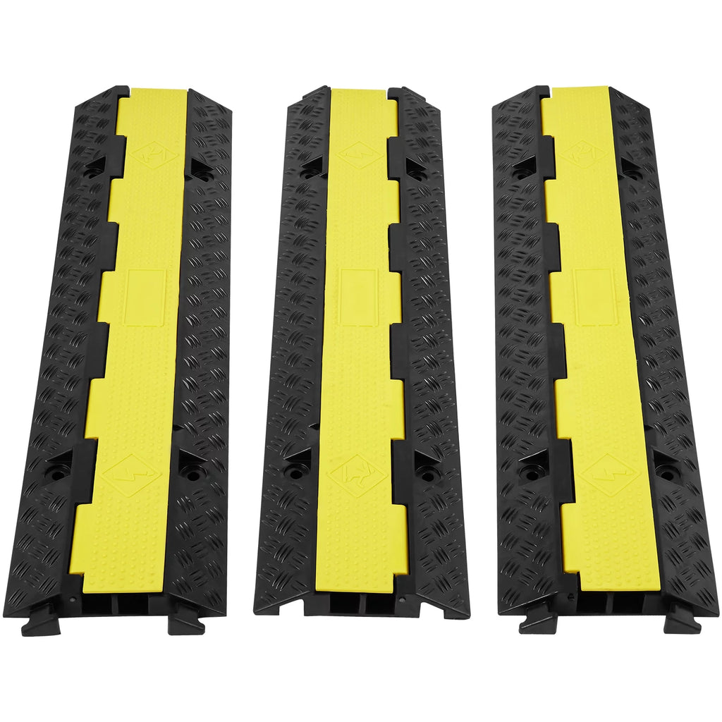 3 PCs 2 Channel Cable Protector Ramp E83420