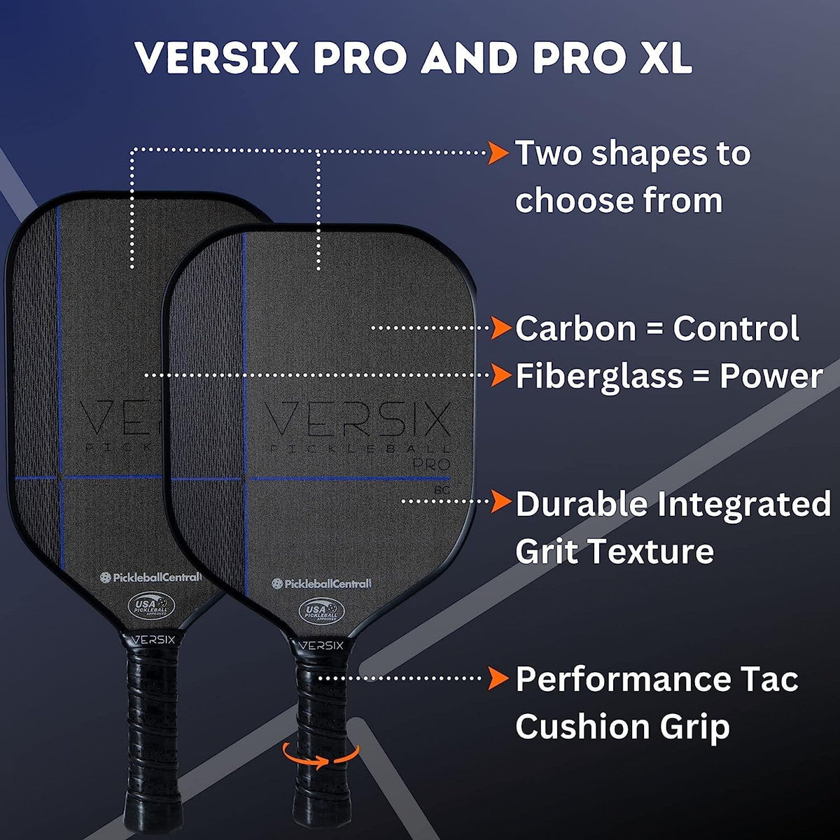 Textured Carbon Fiber Pickleball Paddle Z6618