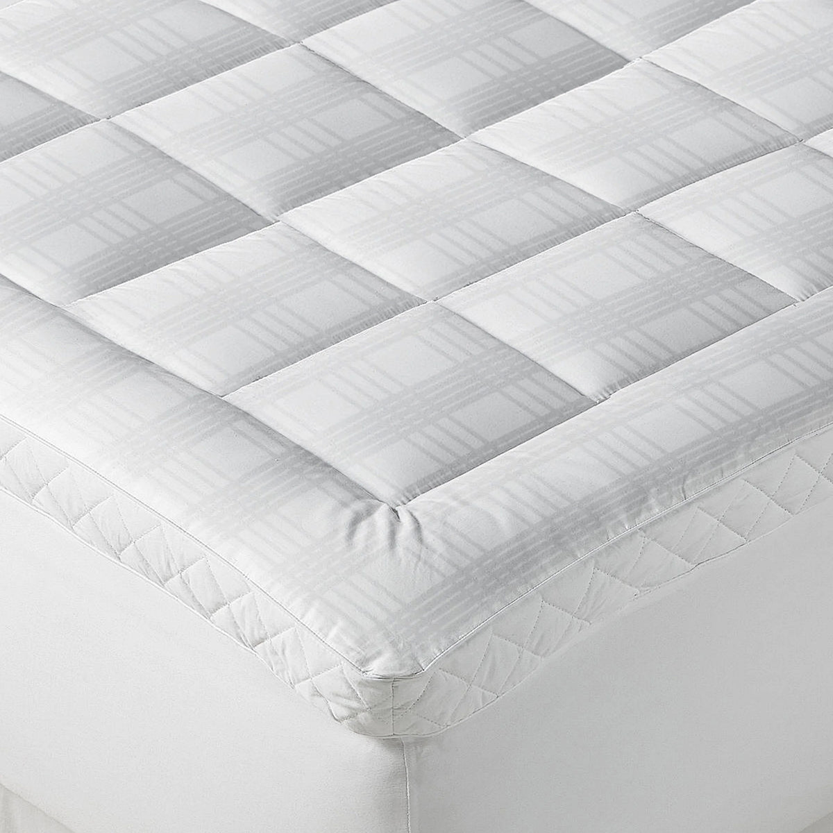 Twin Cotton Mattress Topper Pad E691