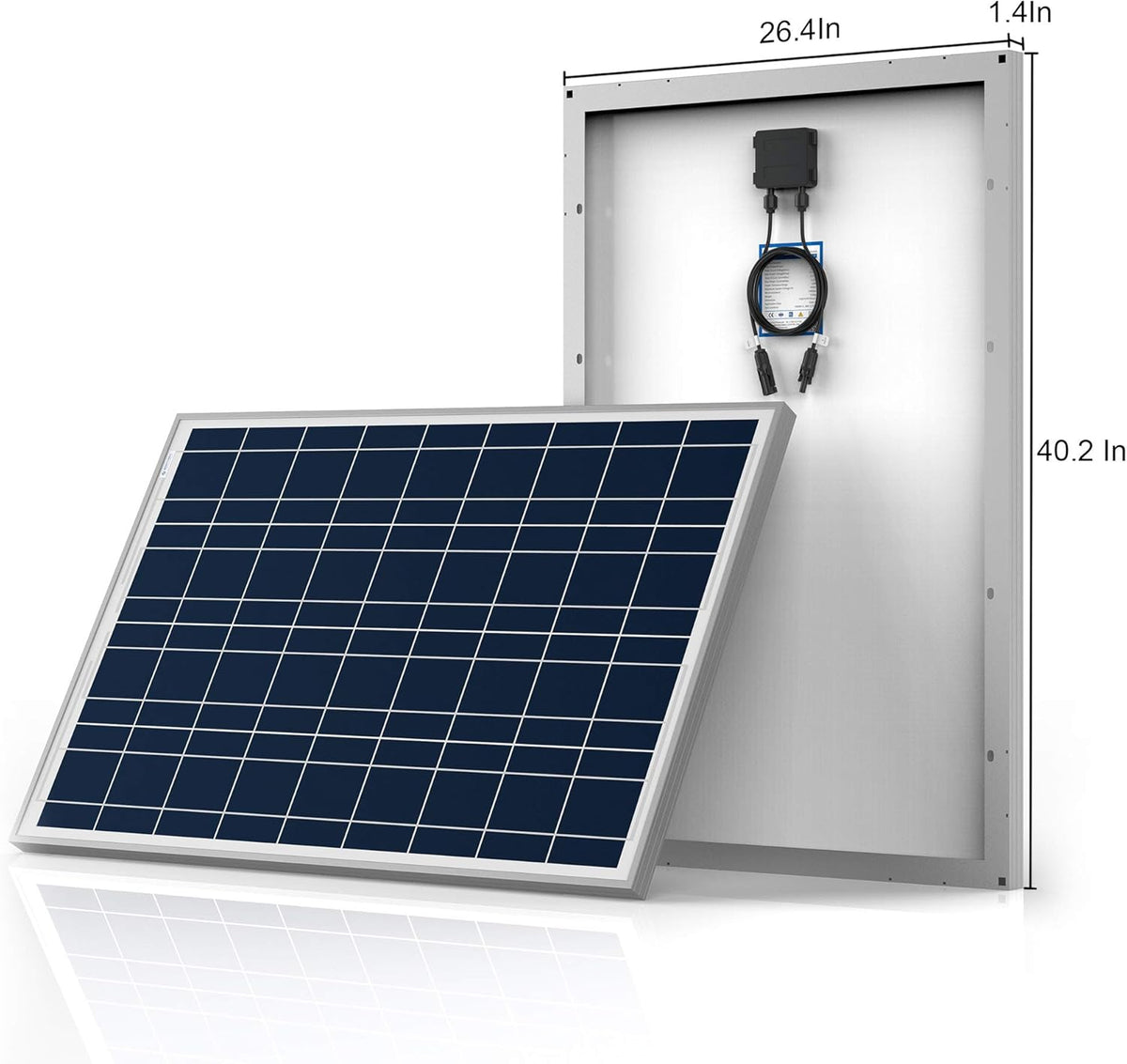 600 Watts 12/24 Volts 6PCS 100watts Polycrystalline Panel Solar RV Kits with 50A MPPT LCD Charge Controller U3667