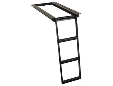 Black 2-Rung Retractable Truck Step D6219