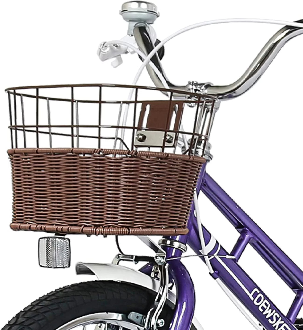 Kids 20 inch Bike with Hand Brake and Kickstand, Pink E855