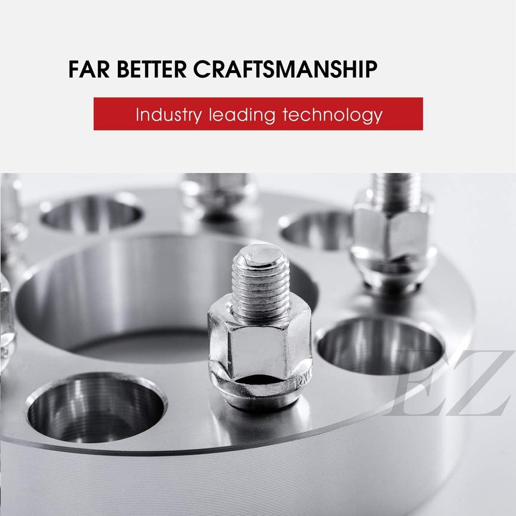 4 Billet Wheel Adapters 5 Lug 5" to 5 Lug 5.5" Thickness 1.25 Inch V1735