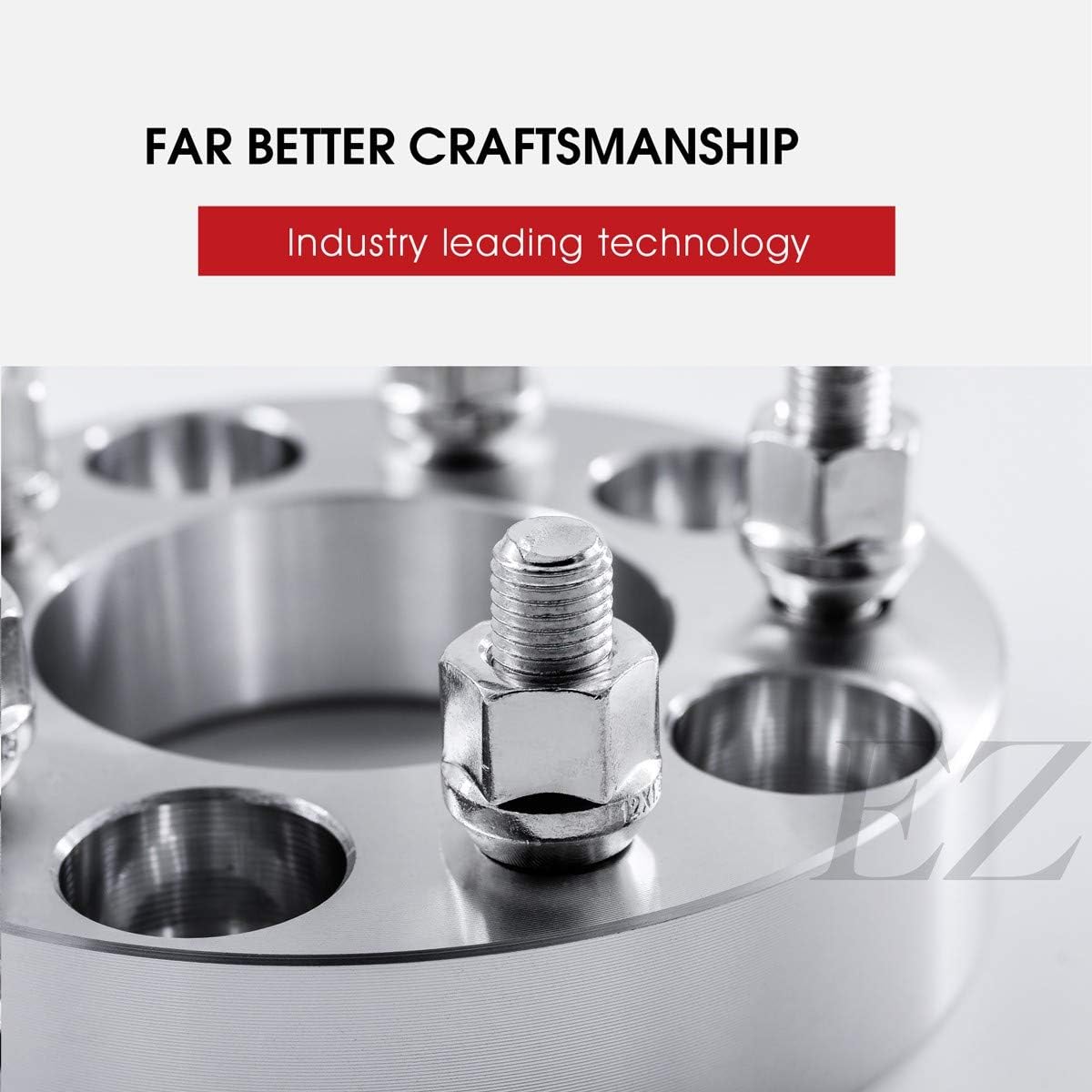 4 Billet Wheel Adapters 5 Lug 5" to 5 Lug 5.5" Thickness 1.25 Inch V1735