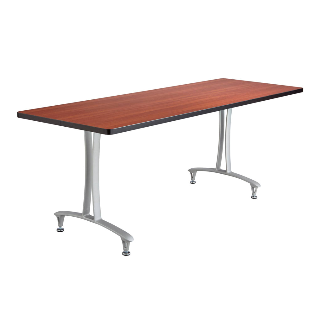 Cherry/Black T-Leg Desk B26801