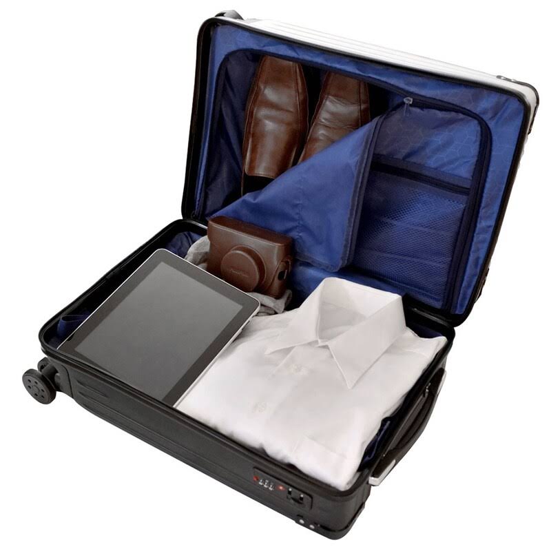 White 2-Toned 21x22 Carry-On Hardcase Q987
