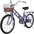 Kids 20 inch Bike with Hand Brake and Kickstand, Pink E855