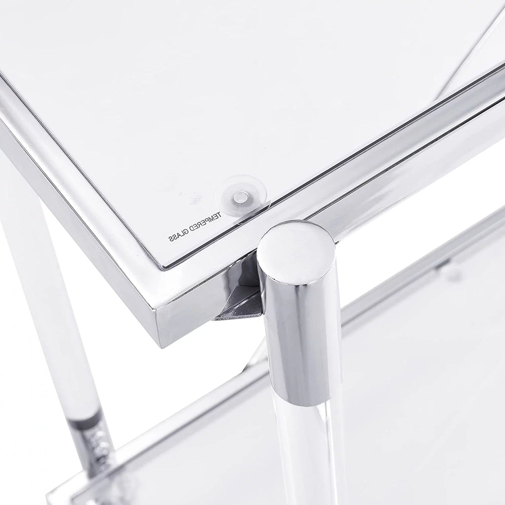 Glass Console Tables with Metal Frame E1080